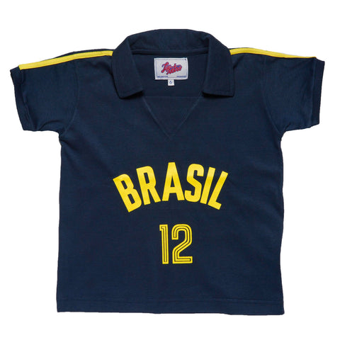 Retro League Brazil Volleyball 1984 Kids Shirt - Retro League
